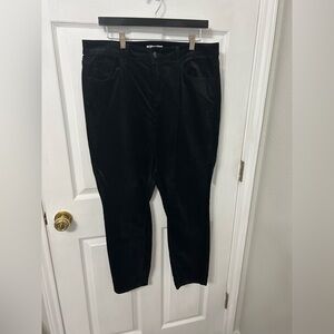 LOFT Black Velvet Jeans